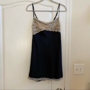 Free People Silk Mini Slip Dress